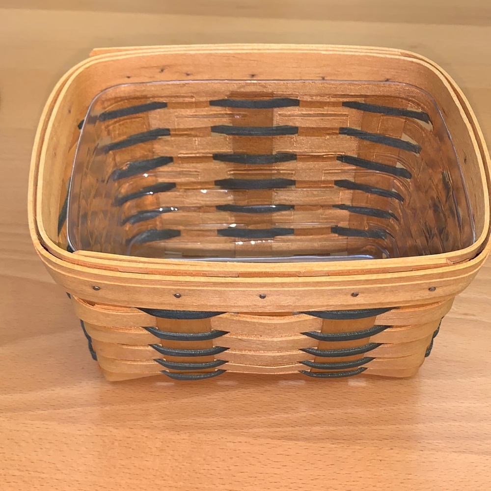 Longaberger recipe basket with plastic liner